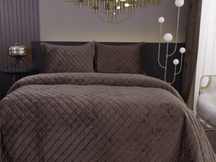 Покрывало Софи де Марко Натаниэль (шоколад) 160х220