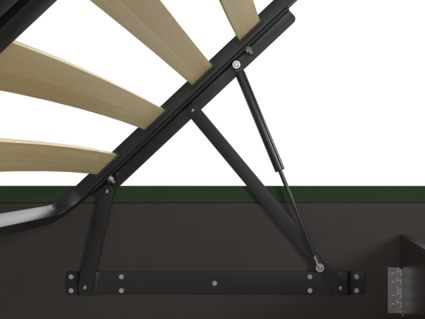 Кровать Lonax Милана велюр Dolly-1 (с подъемным механизмом) 120х190