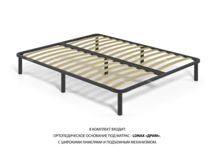 Кровать Lonax Марселла велюр Dolly-8 (с подъемным механизмом)