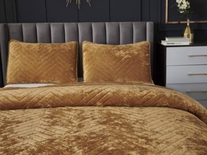 Покрывало Софи де Марко Фернанд (горчичное) 240х260