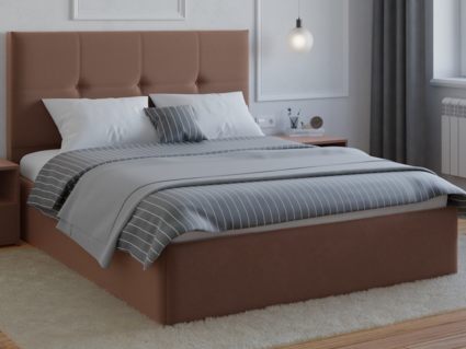 Кровать Lonax Алегра велюр Dolly-17 (с подъемным механизмом) 180х200