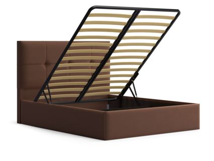 Кровать Lonax Алегра велюр Dolly-17 (с подъемным механизмом) 180х200