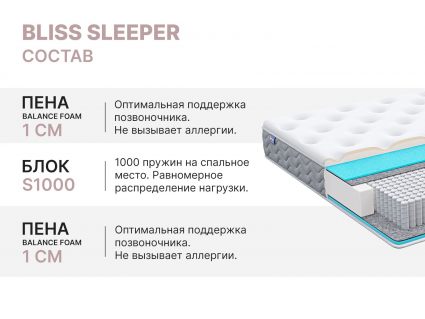 Матрас Димакс Bliss Sleeper 180х200
