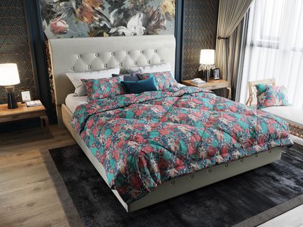 Кровать Димакс Андрия Крем с подъемным механизмом 120х200