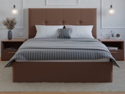 Кровать Lonax Алегра велюр Dolly-17 (с подъемным механизмом) 180х200