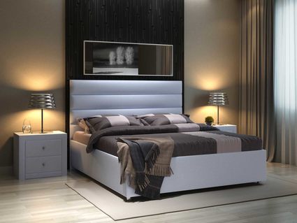 Кровать Sleeptek Premier 4 Рогожка Romeo (с подъемным механизмом) 120х190