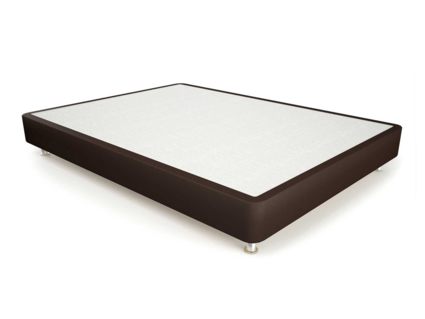 Кровать Mr.Mattress Fine Box экокожа Brown 140х195