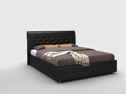 Кровать Sleeptek Premier 1 Экоожа Black 140х200