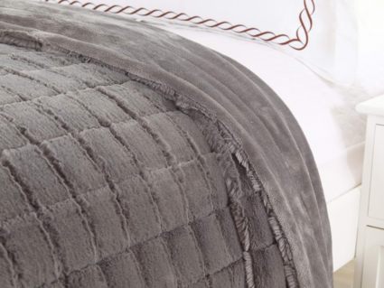 Покрывало Софи де Марко Мадлен (серое) 160х220