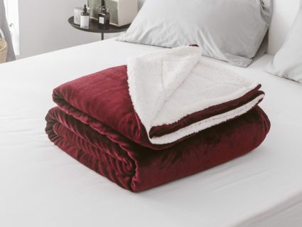 Плед Софи де Марко Жадор (бордо) 160х220