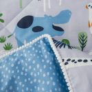 Комплект постельного белья Софи де Марко Саванна (синий) с одеялом 1,5-спальный