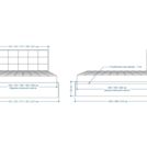 Кровать Lonax Адель велюр Dolly-8 (с подъемным механизмом) 120х200