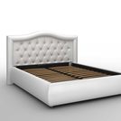 Кровать Sleeptek Premier 6 Экокожа White (с подъемным механизмом) 120х190