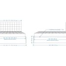 Кровать Lonax Аврора велюр Dolly-3 (с подъемным механизмом) 120х200