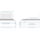 Кровать Lonax Венеция велюр Dolly-1 (с подъемным механизмом) 120х200