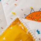 Комплект постельного белья Софи де Марко Дино (желтый) с одеялом 1,5-спальный